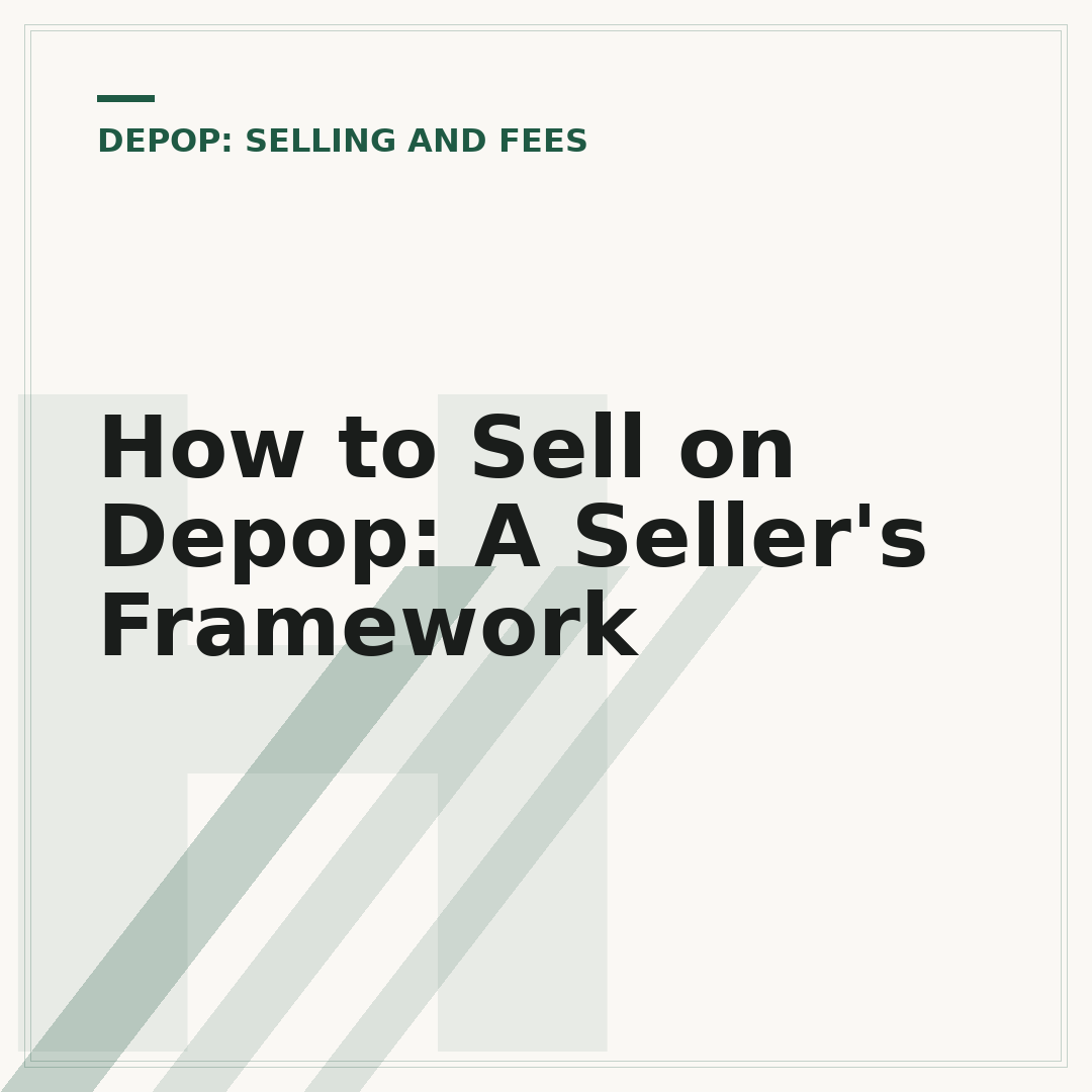 How to Sell on Depop: A Seller's Framework