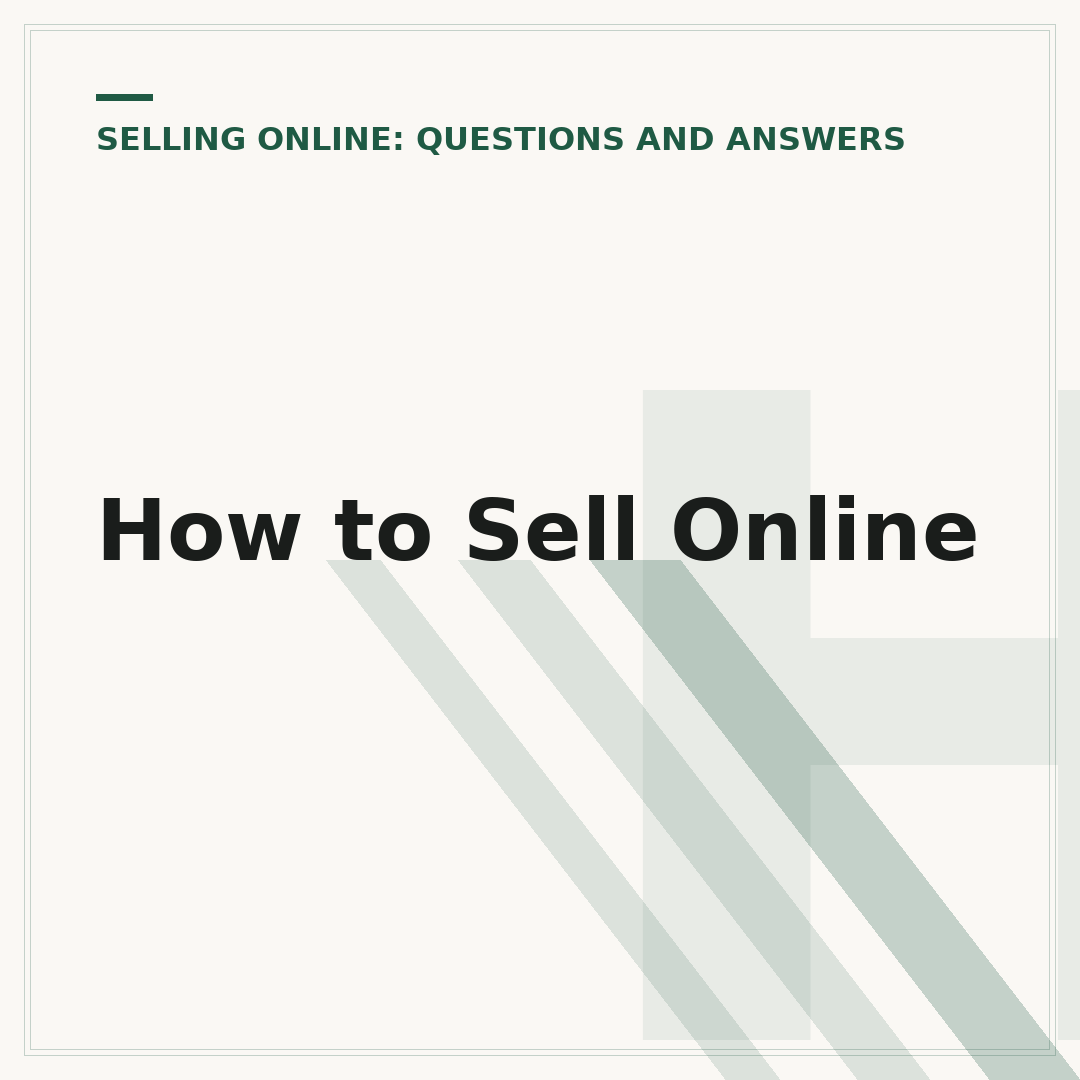 How to Sell Online
