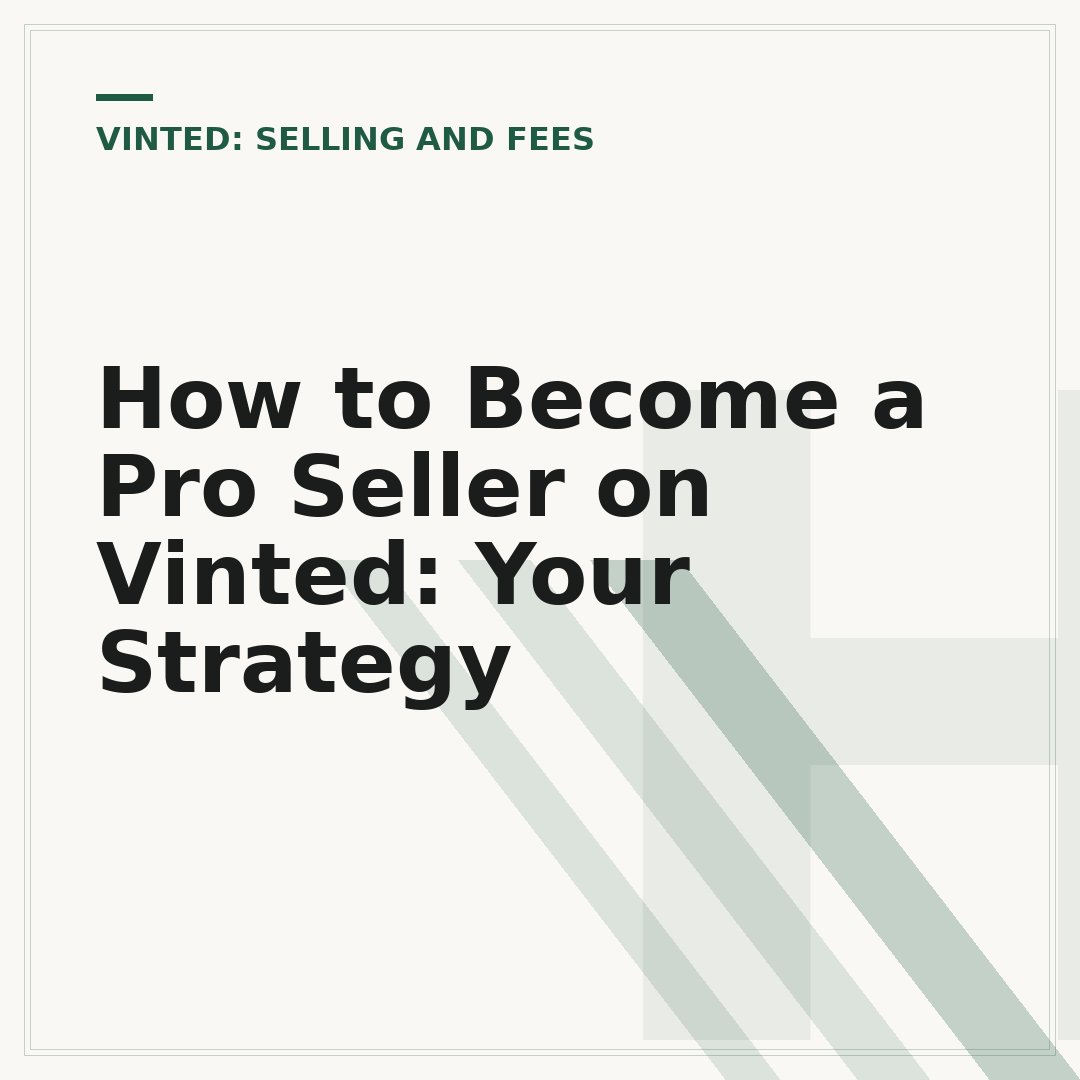 How to Become a Pro Seller on Vinted: Your Strategy