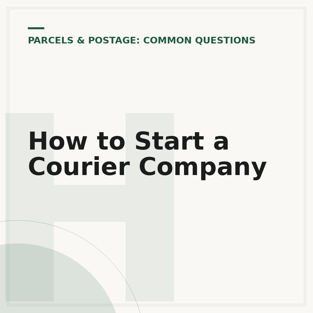 How to Start a Courier Company