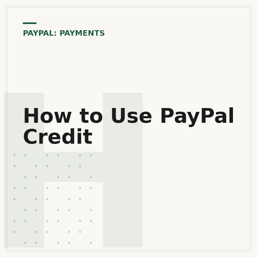 How to Use PayPal Credit