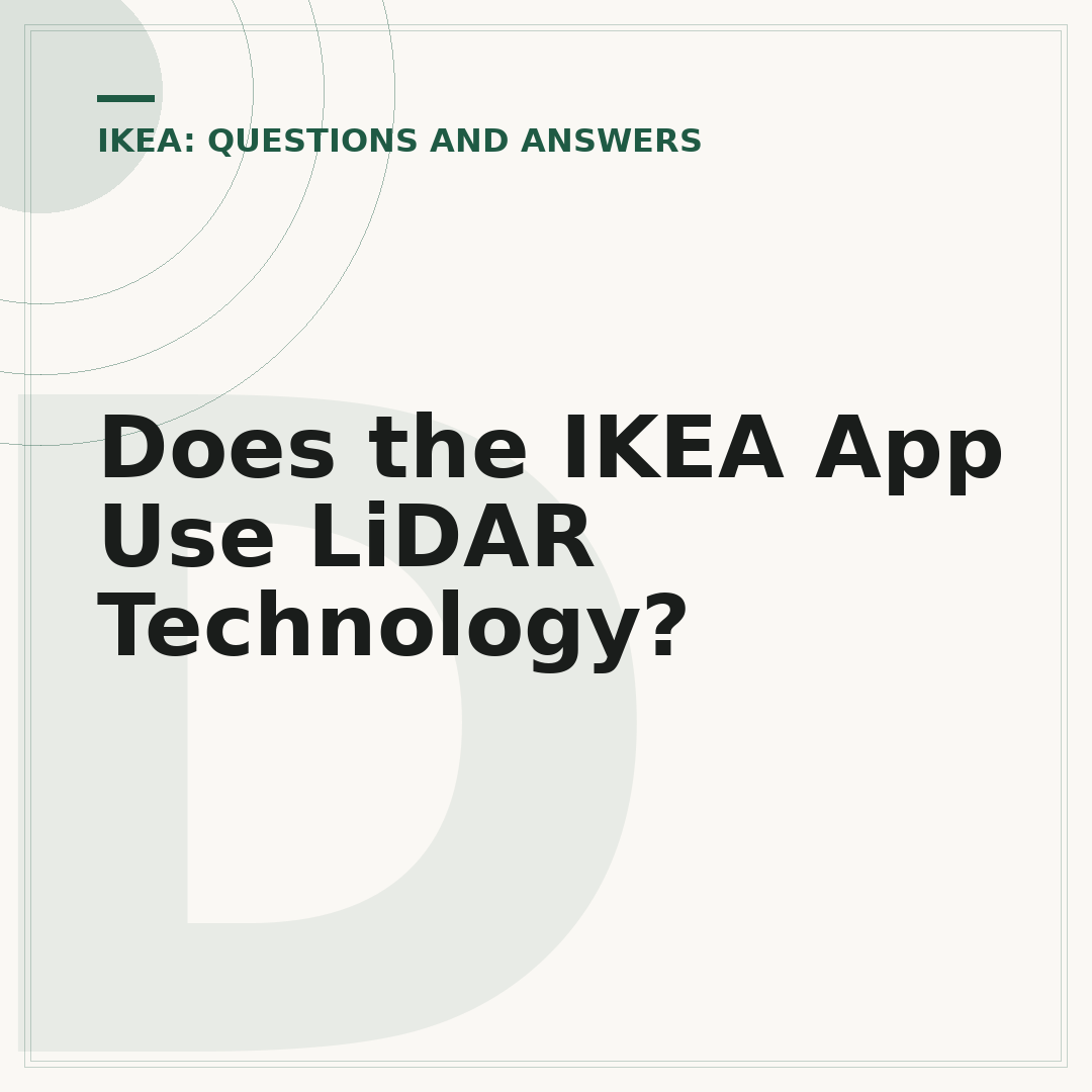 Does the IKEA App Use LiDAR Technology?