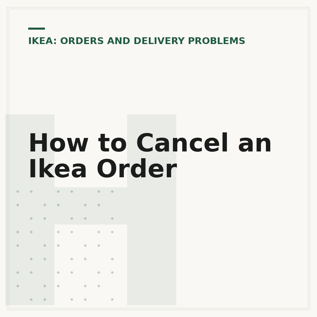 How to Cancel an Ikea Order