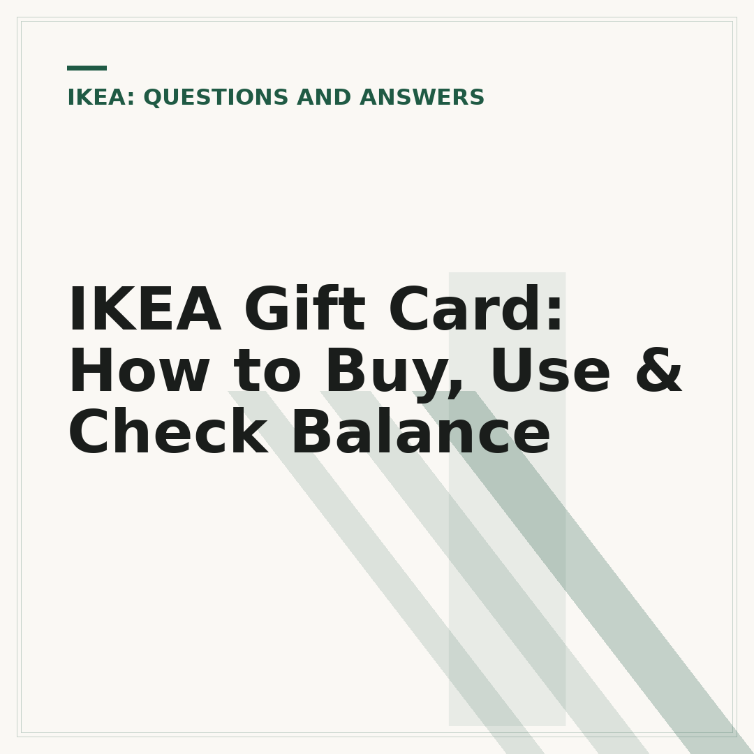 IKEA Gift Card: How to Buy, Use & Check Balance
