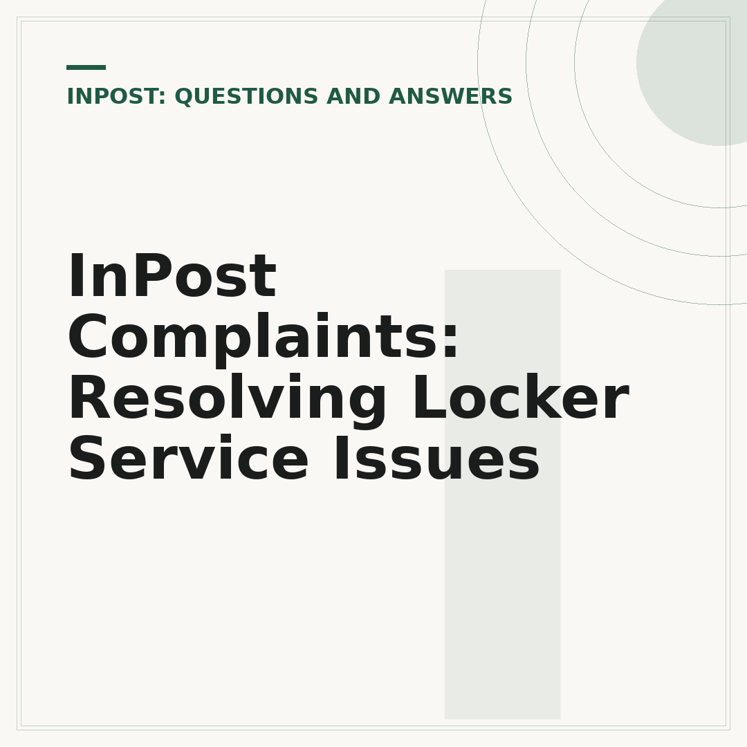 InPost Complaints: Resolving Locker Service Issues