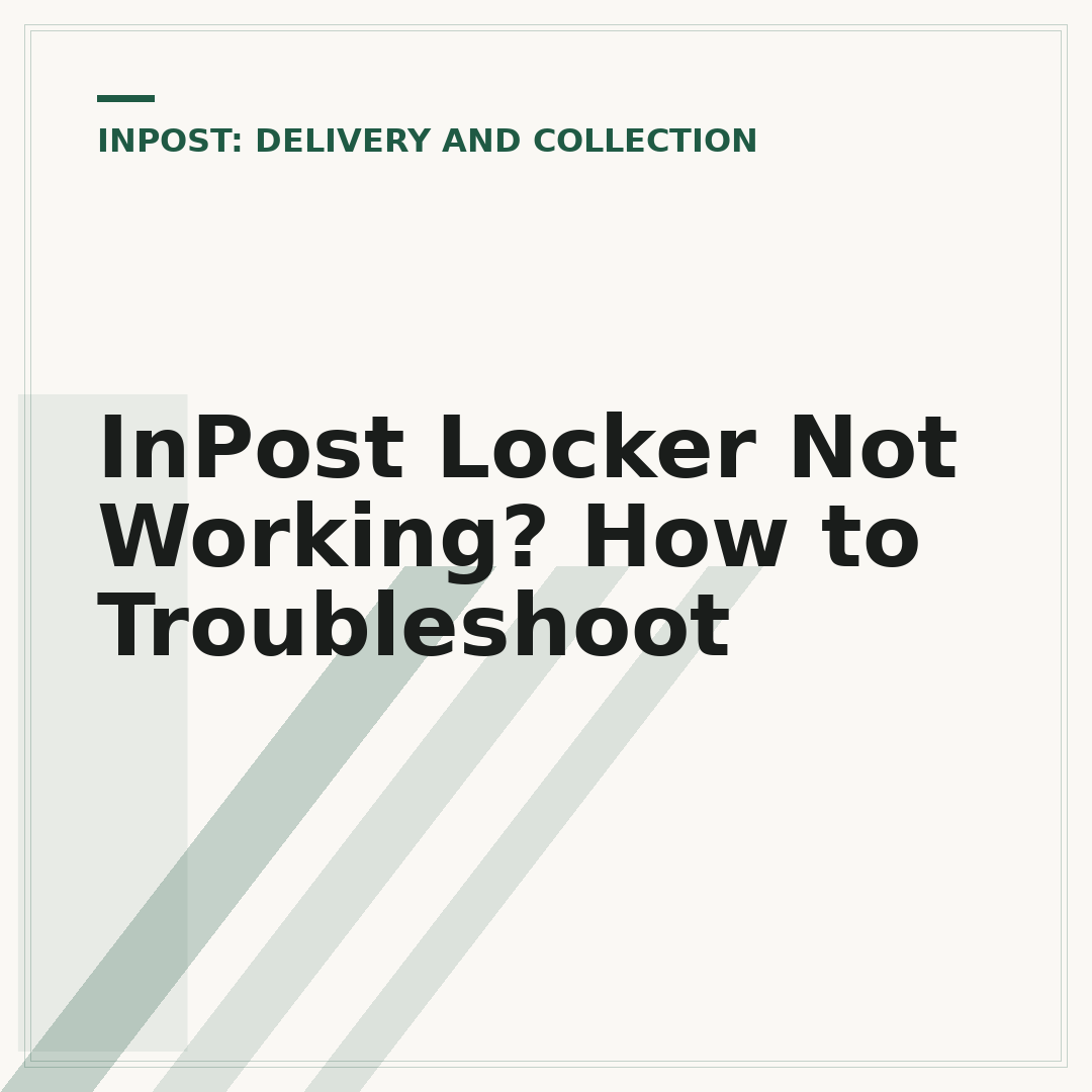 InPost Locker Not Working? How to Troubleshoot