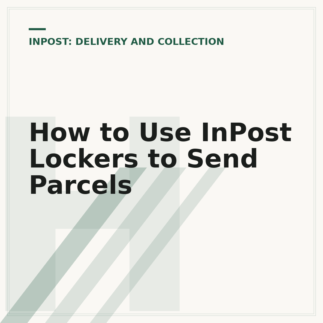 How to Use InPost Lockers to Send Parcels