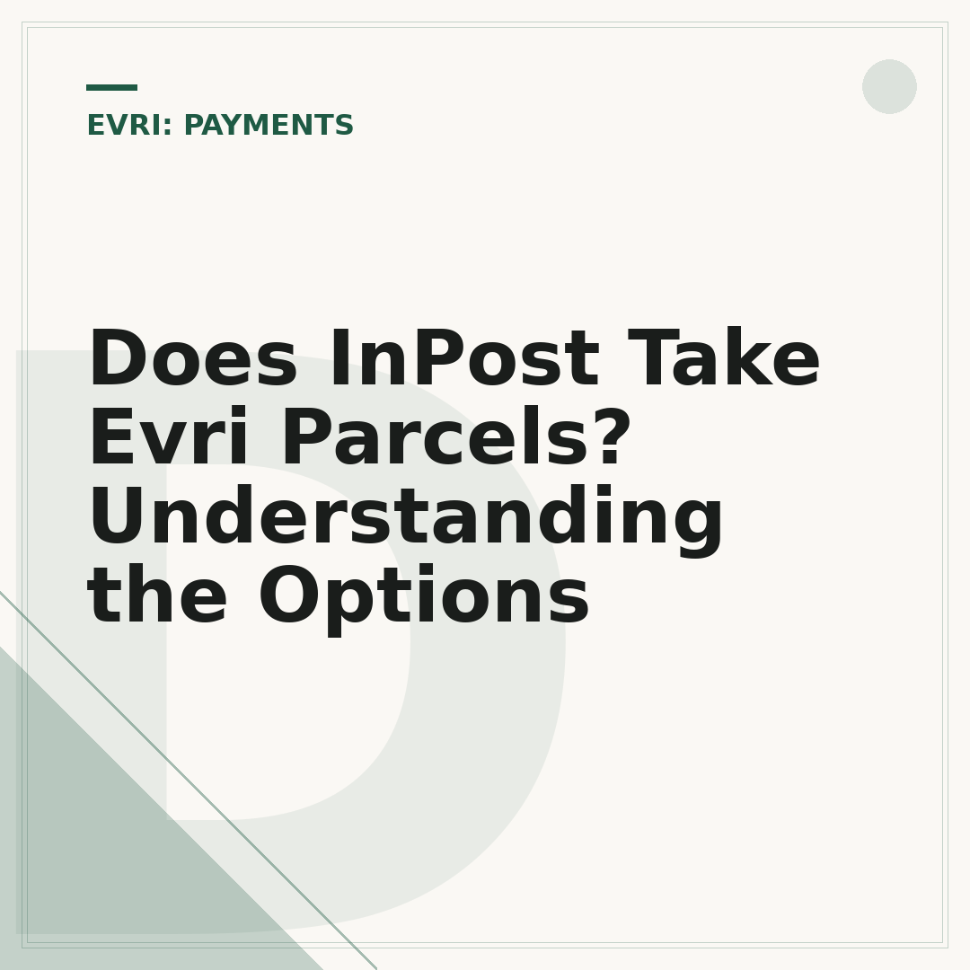 Does InPost Take Evri Parcels? Understanding the Options