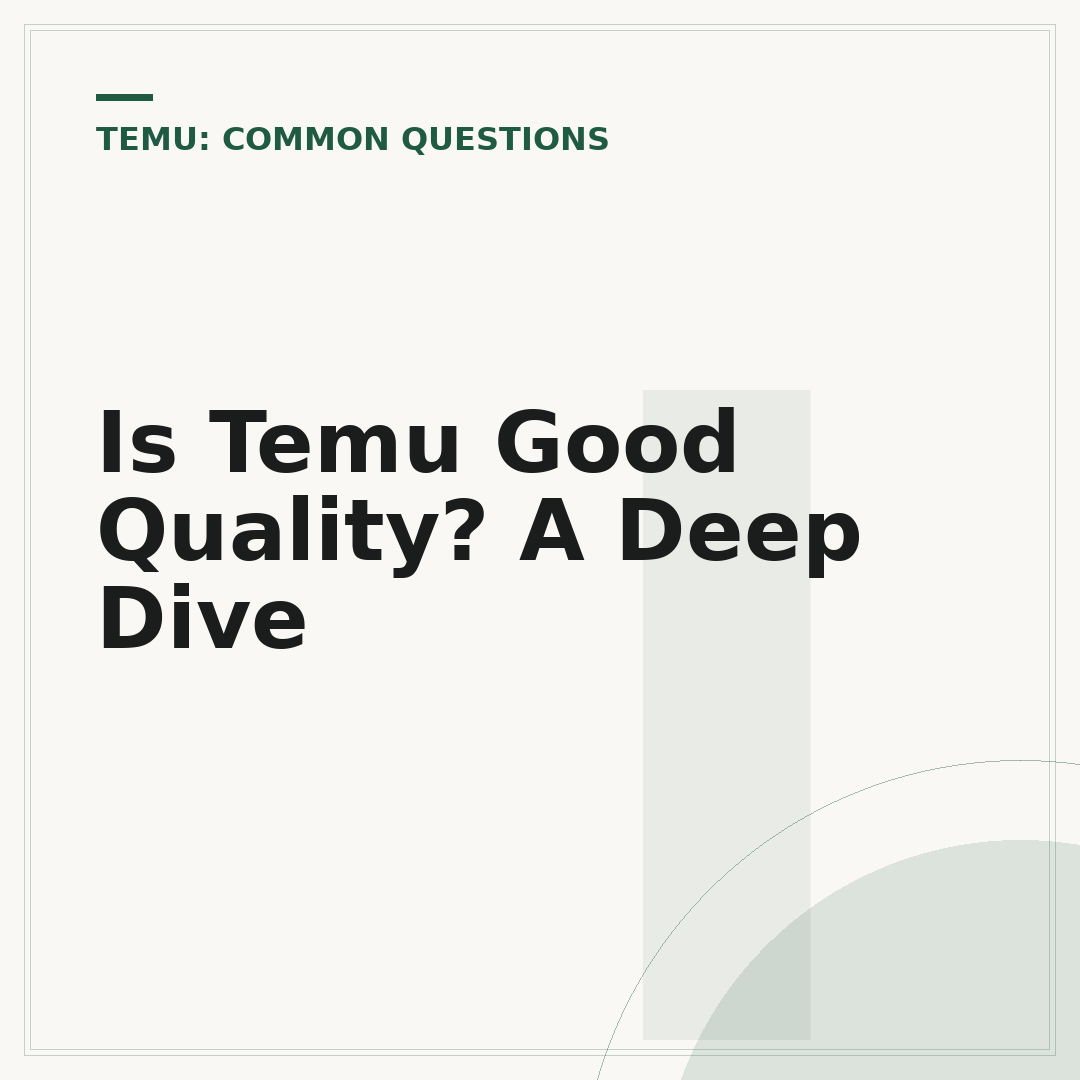 Is Temu Good Quality? A Deep Dive