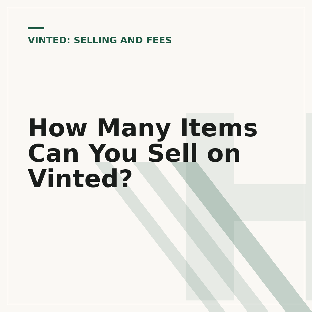 How Many Items Can You Sell on Vinted?