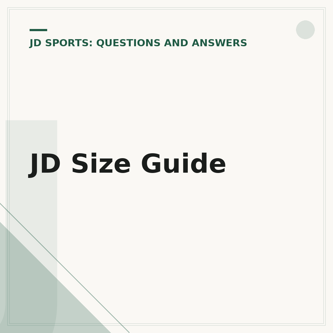 JD Size Guide