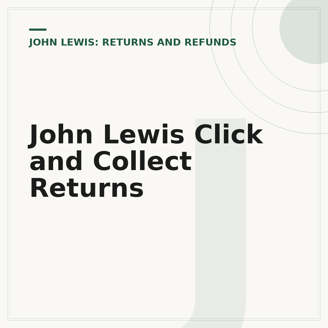 John Lewis Click and Collect Returns