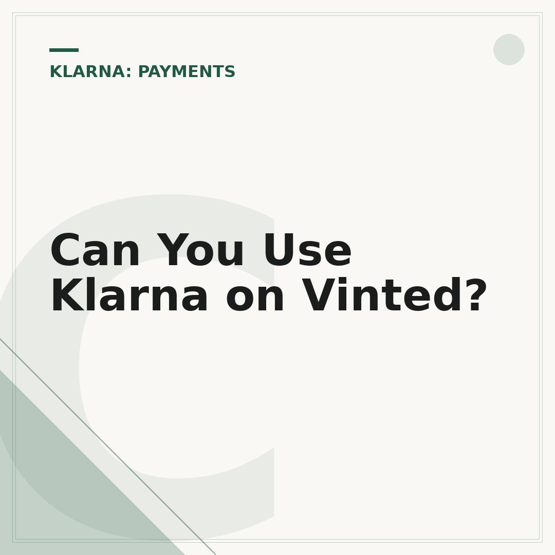 Can You Use Klarna on Vinted?