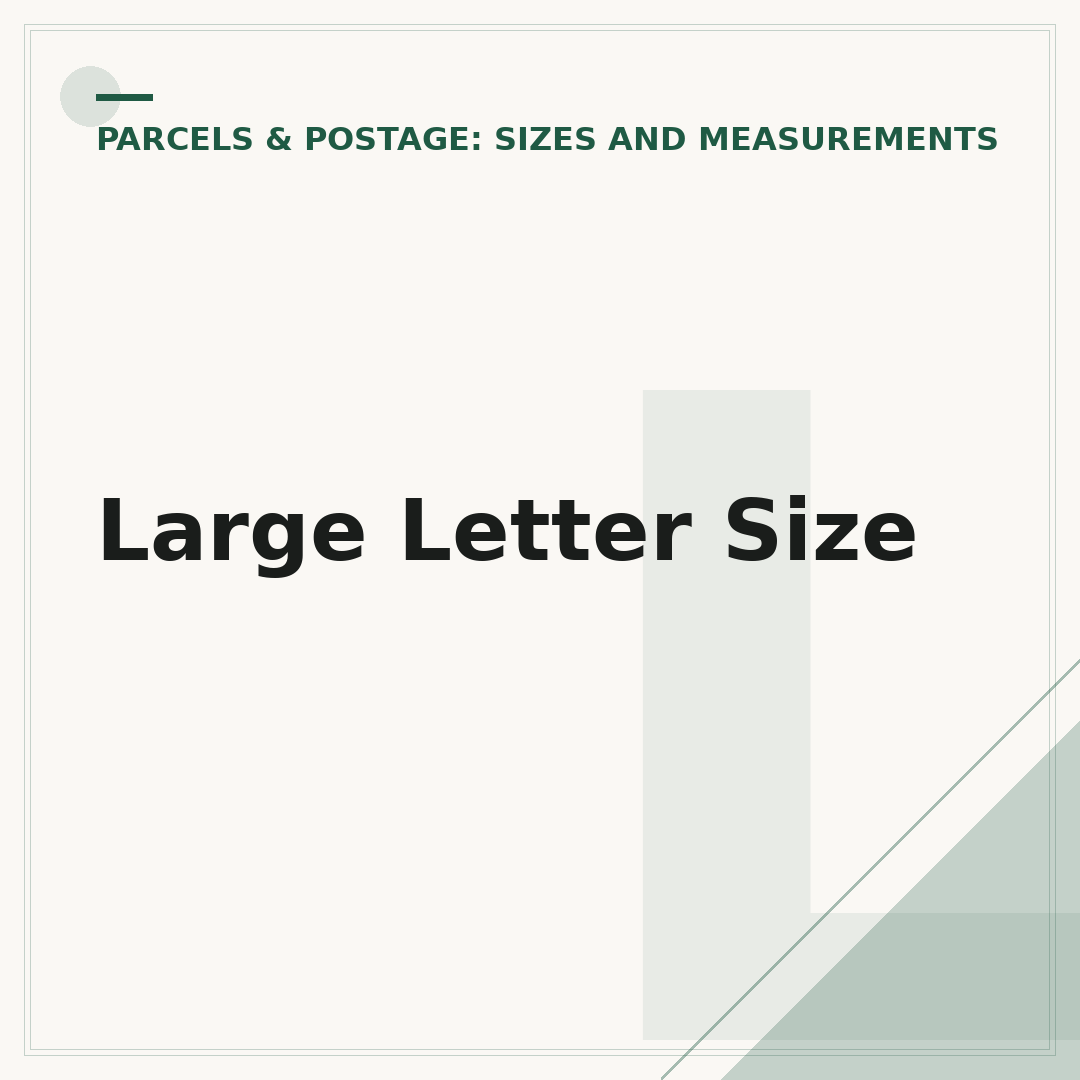 Large Letter Size