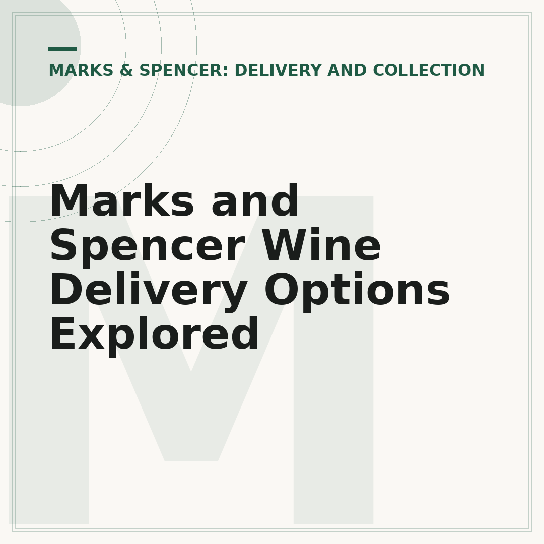 Marks and Spencer Wine Delivery Options Explored
