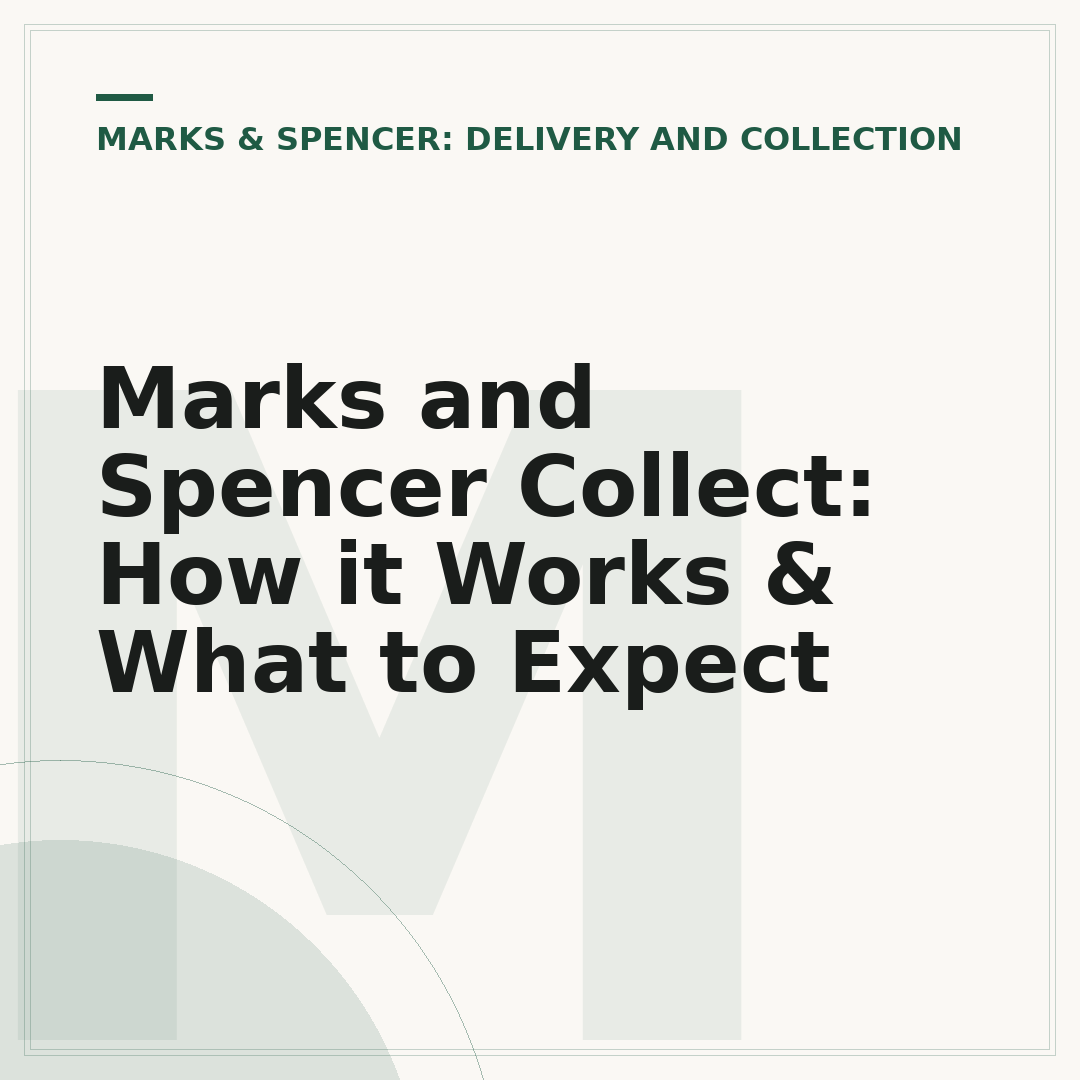 Marks and Spencer Collect: How it Works & What to Expect