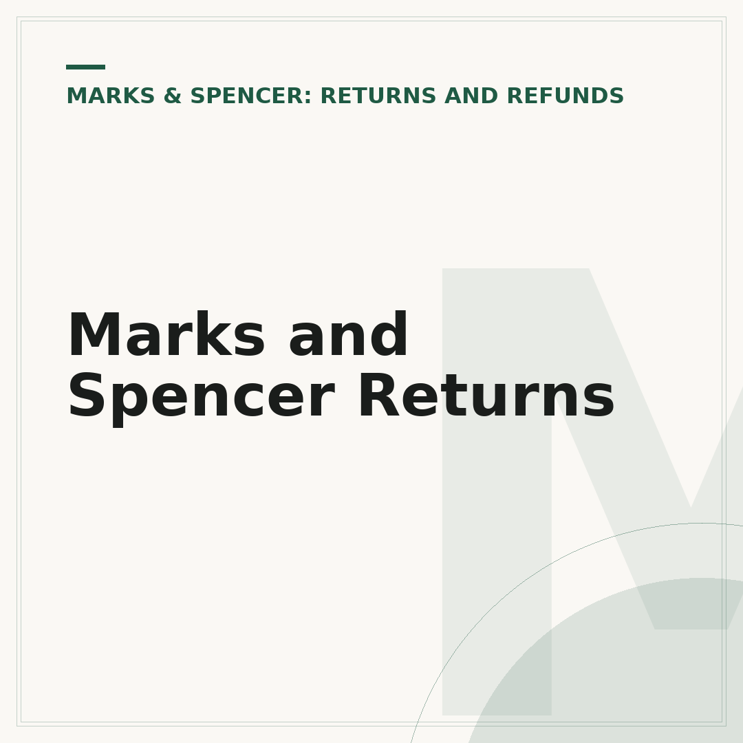Marks and Spencer Returns