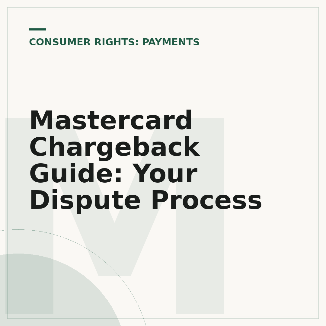 Mastercard Chargeback Guide: Your Dispute Process