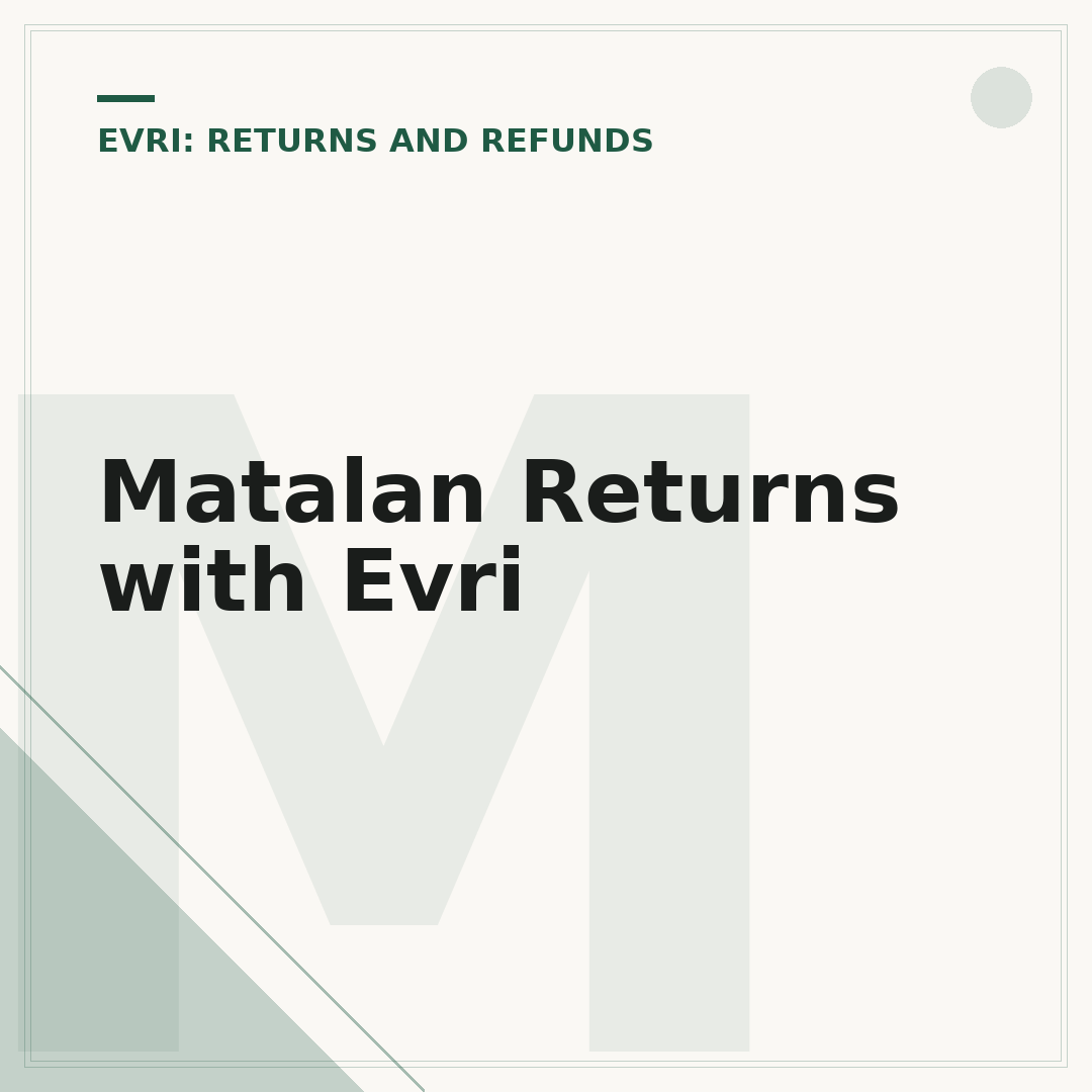 Matalan Returns with Evri
