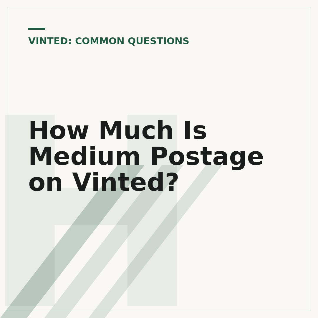 How Much Is Medium Postage on Vinted?