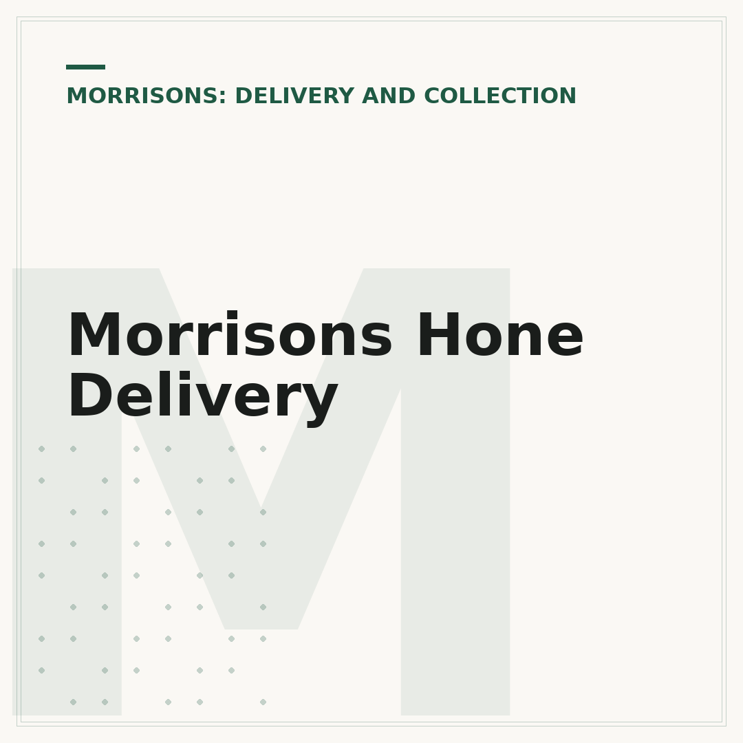 Morrisons Hone Delivery