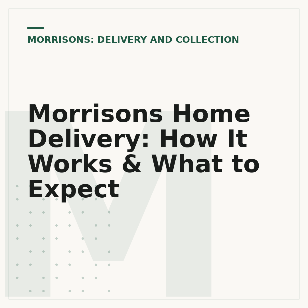 Morrisons Home Delivery: How It Works & What to Expect