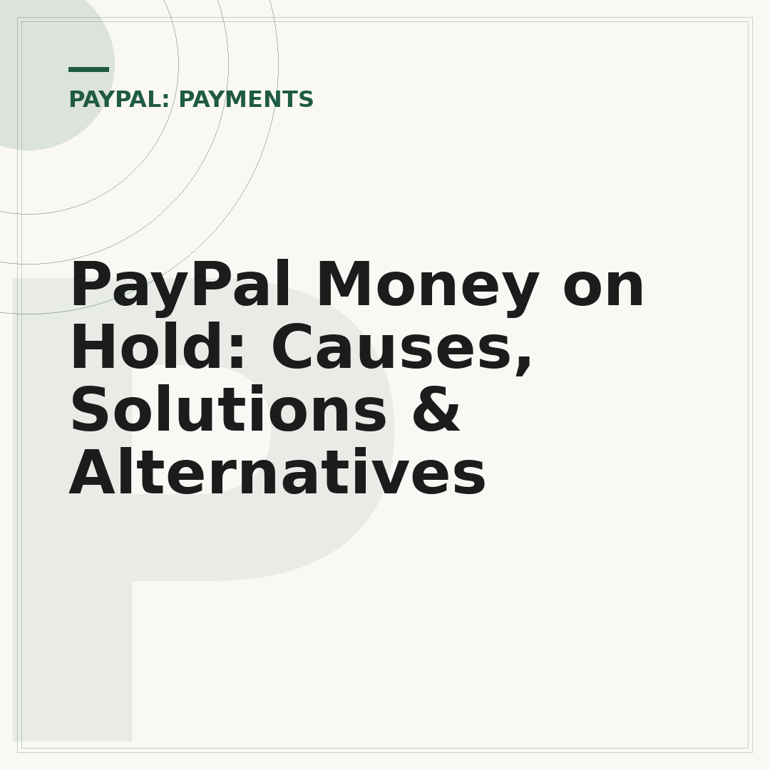 PayPal Money on Hold: Causes, Solutions & Alternatives