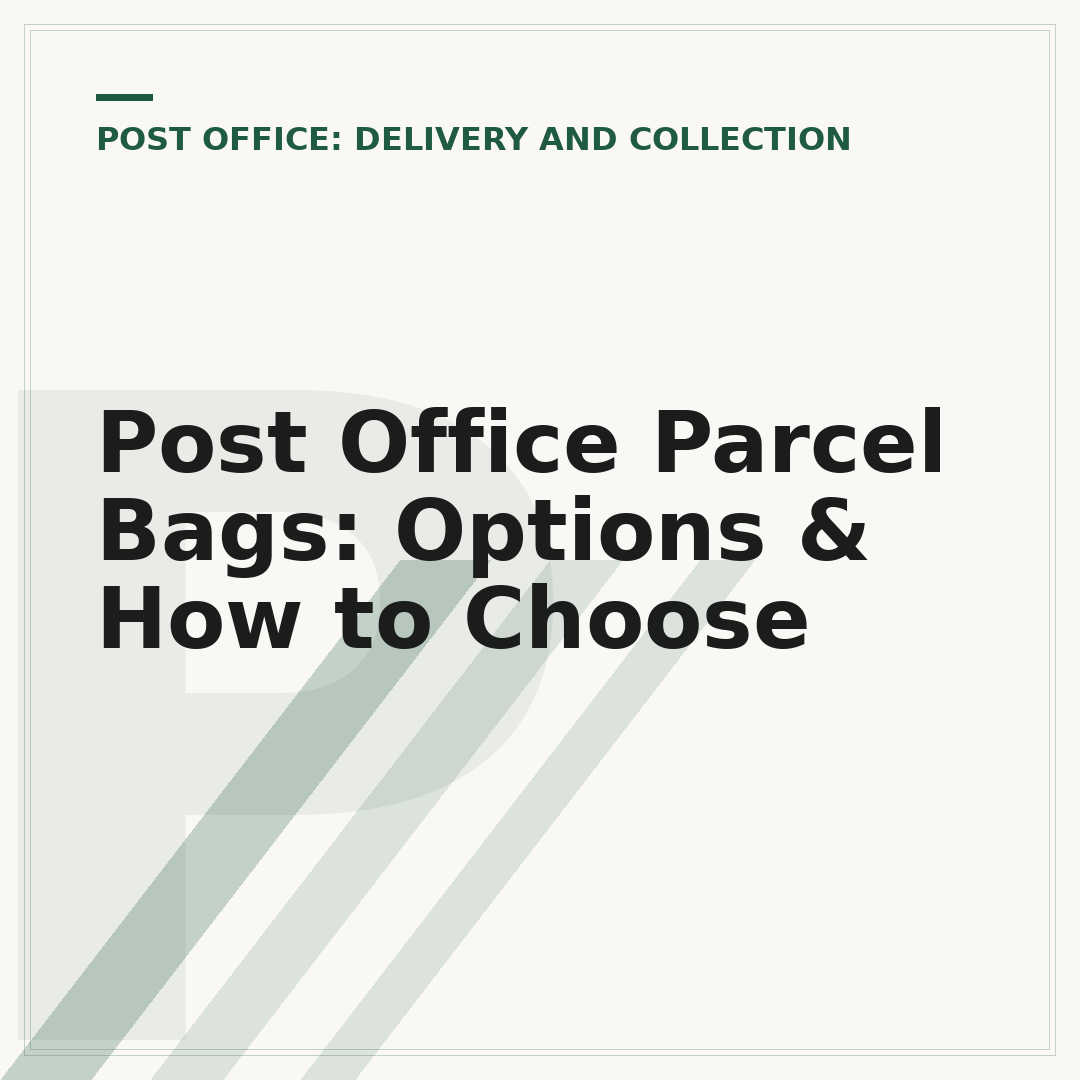 Post Office Parcel Bags: Options & How to Choose