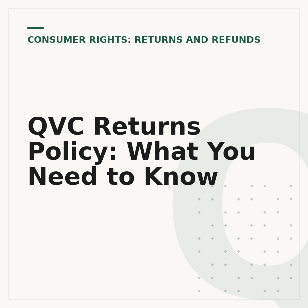 QVC Returns Policy: What You Need to Know