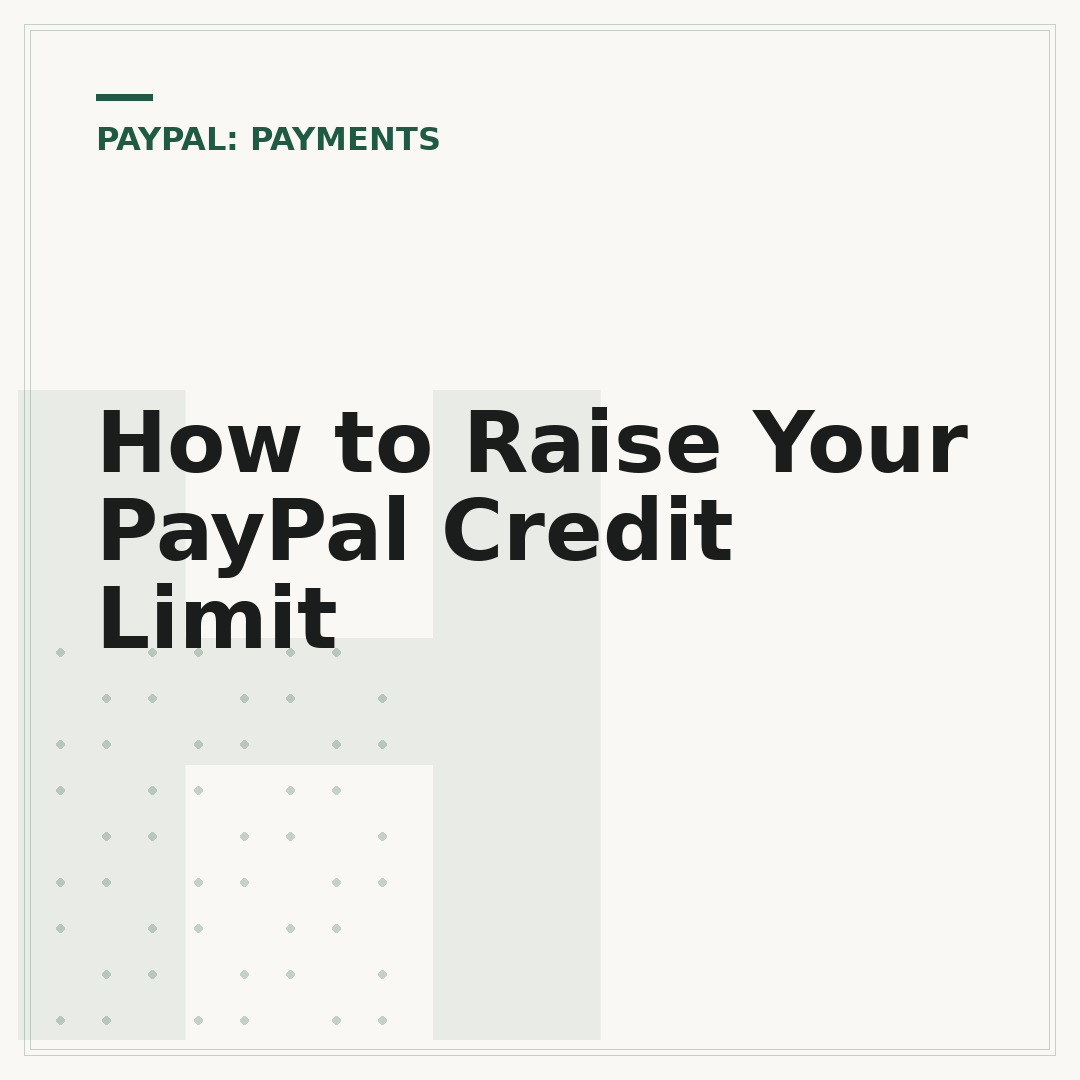 How to Raise Your PayPal Credit Limit