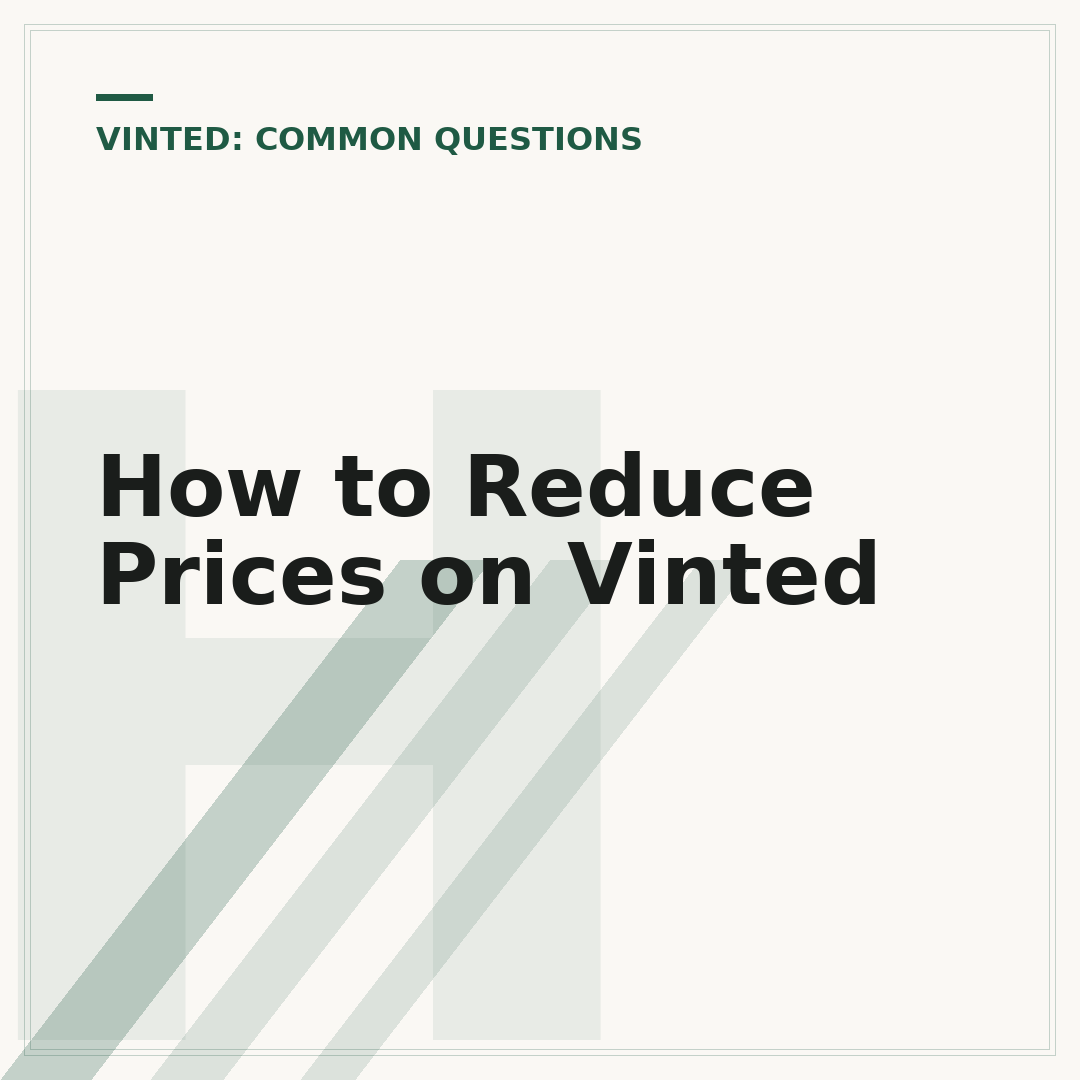 How to Reduce Prices on Vinted