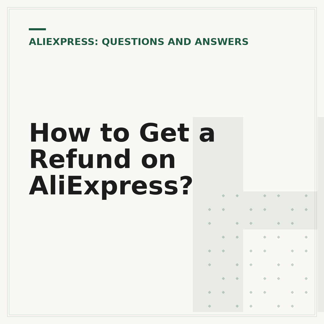 How to Get a Refund on AliExpress?
