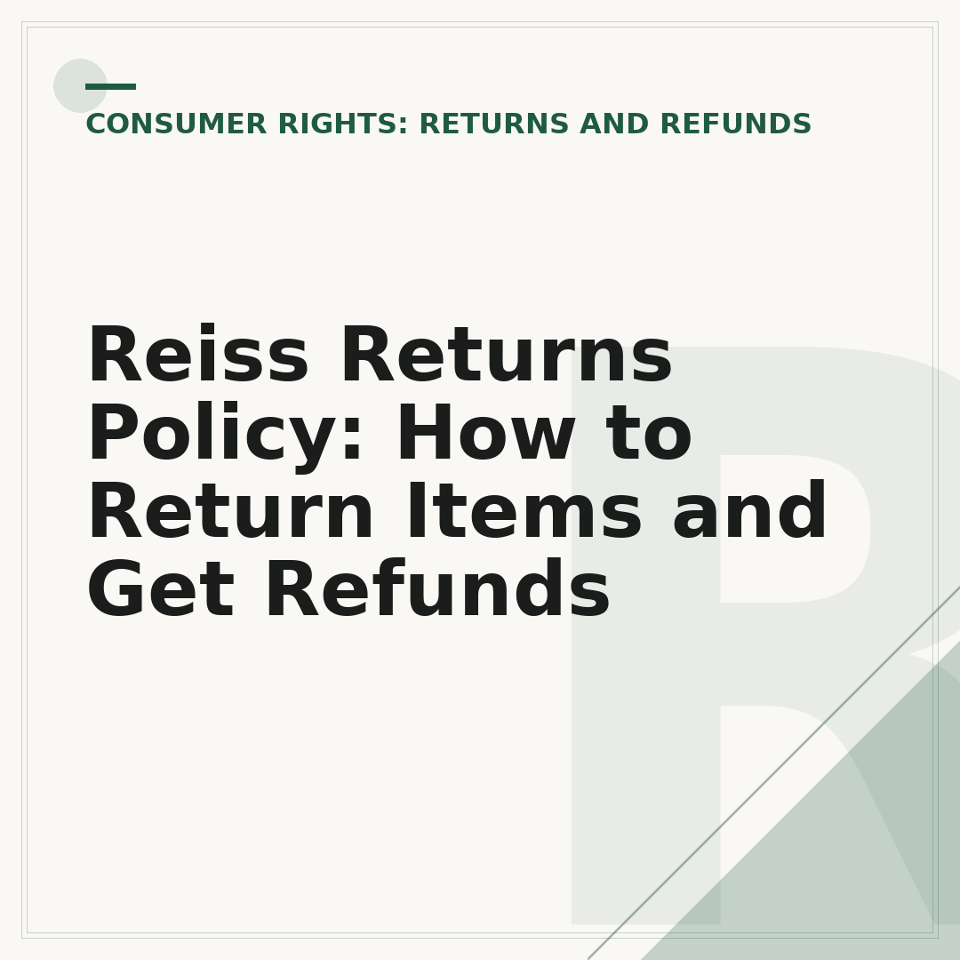 Reiss Returns Policy: How to Return Items and Get Refunds