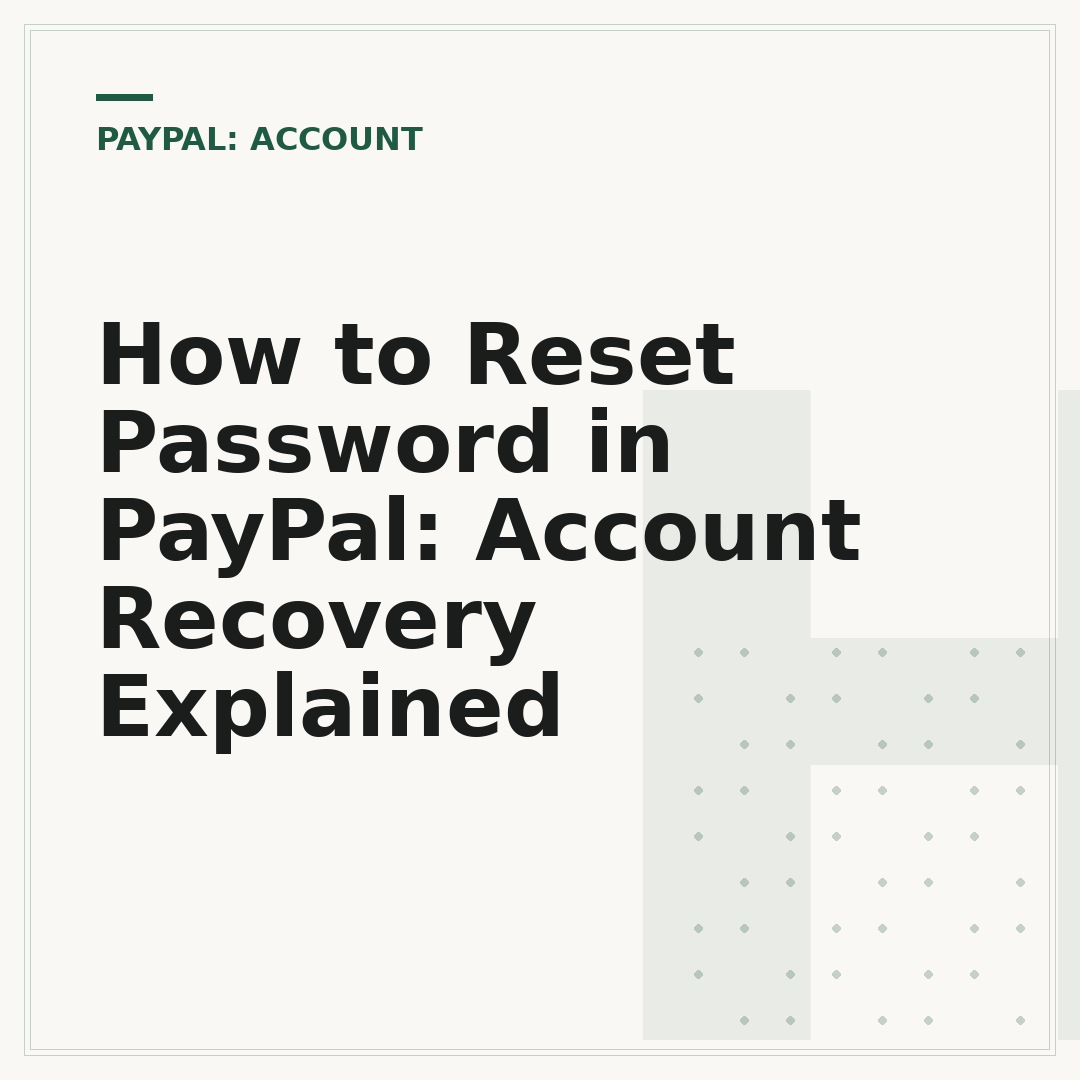 How to Reset Password in PayPal: Account Recovery Explained