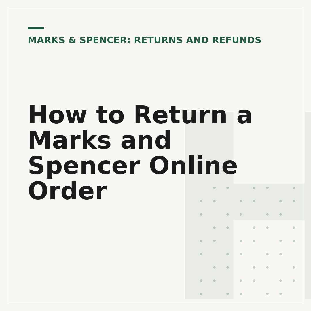 How to Return a Marks and Spencer Online Order