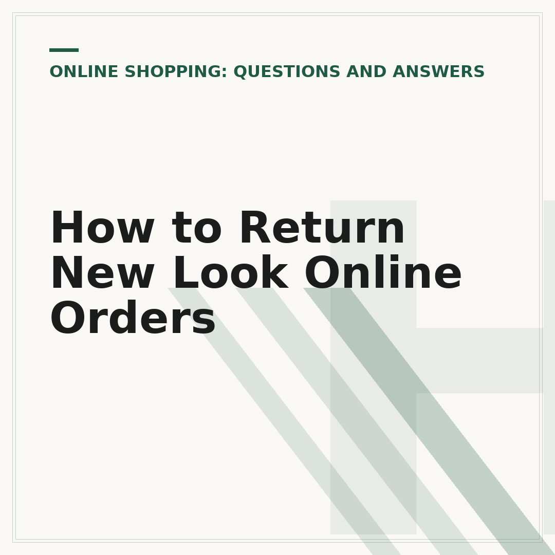 How to Return New Look Online Orders