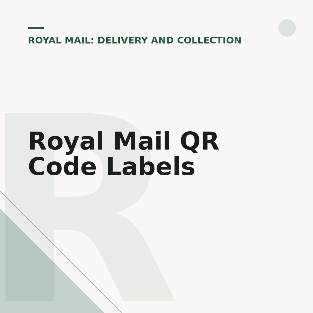 Royal Mail QR Code Labels