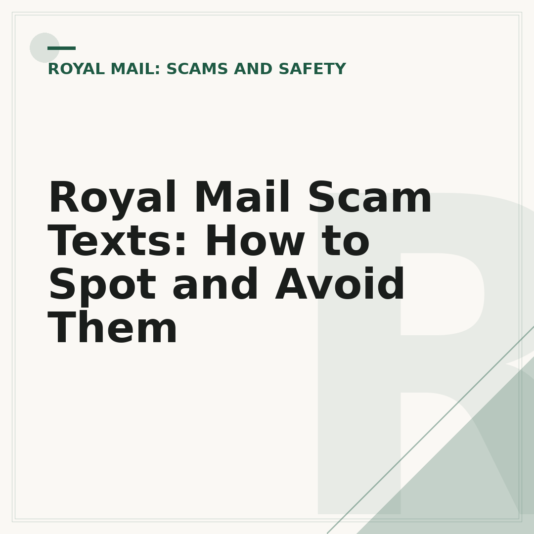 Royal Mail Scam Texts: How to Spot and Avoid Them