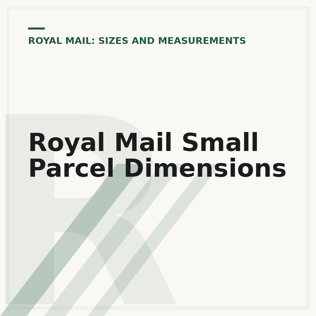 Royal Mail Small Parcel Dimensions