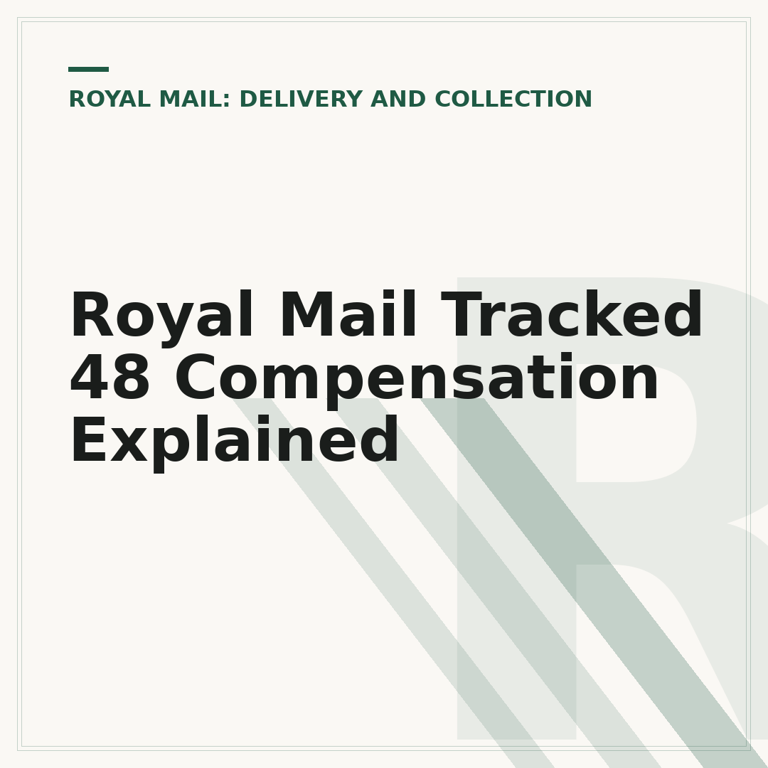 Royal Mail Tracked 48 Compensation Explained