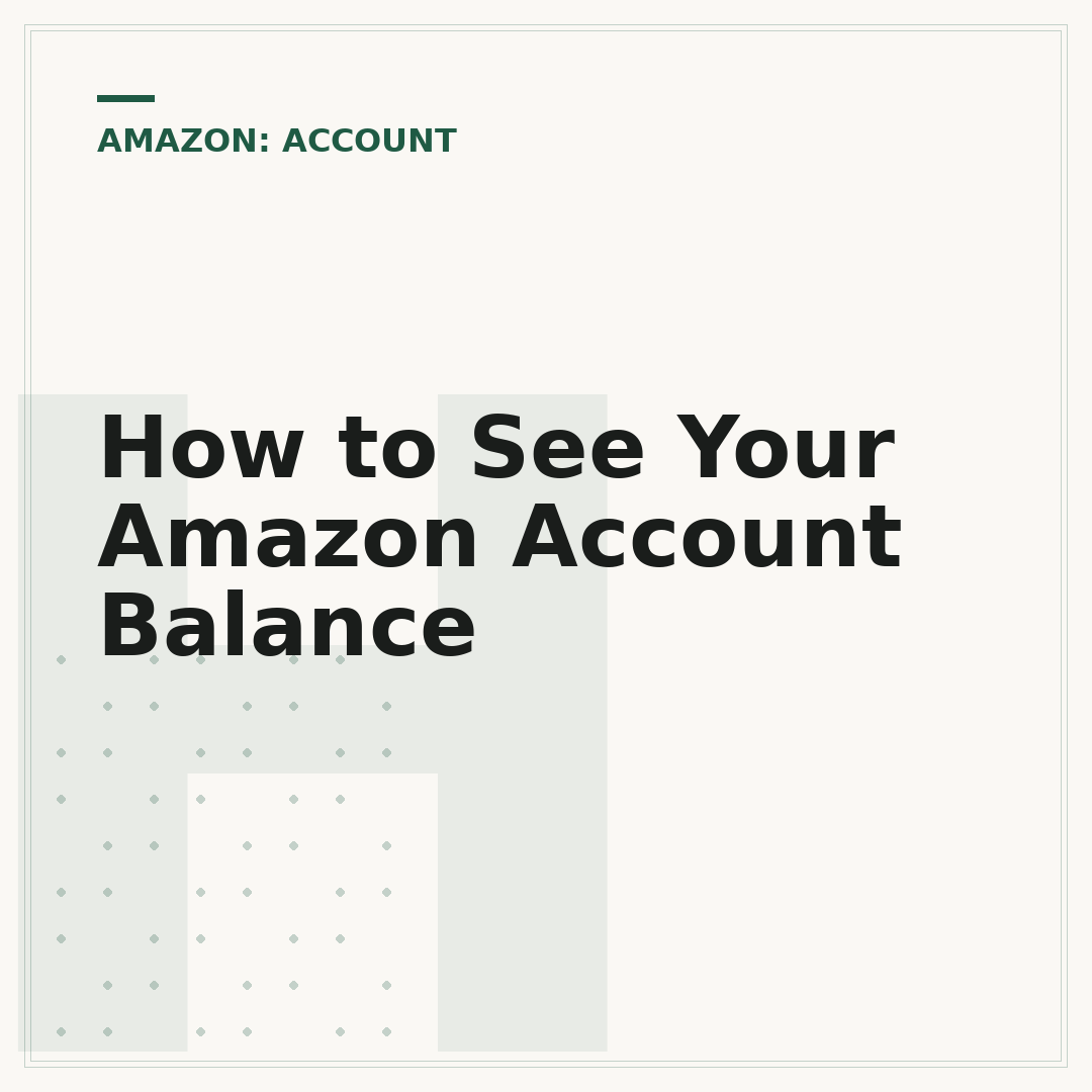 How to See Your Amazon Account Balance