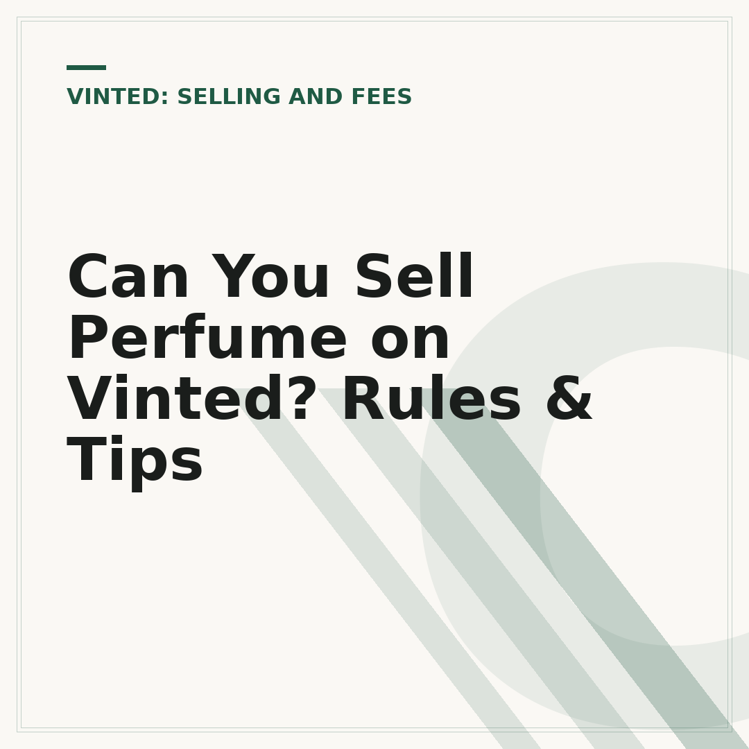 Can You Sell Perfume on Vinted? Rules & Tips