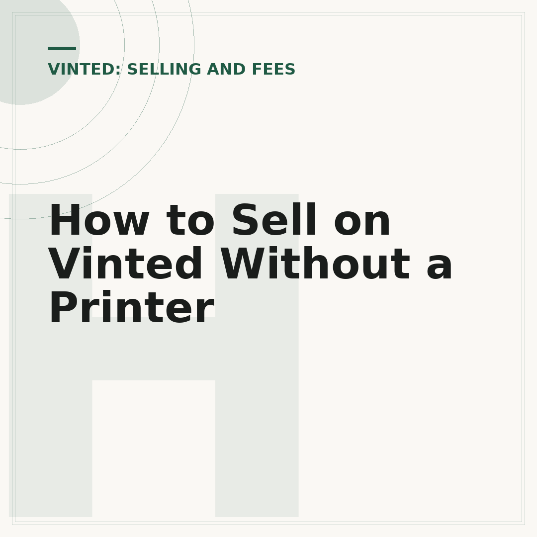 How to Sell on Vinted Without a Printer