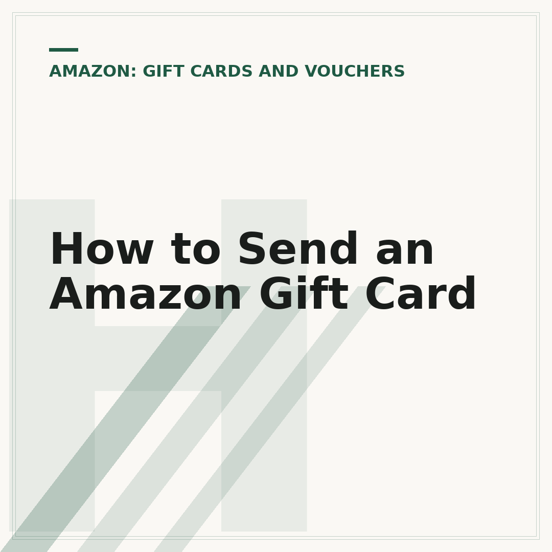 How to Send an Amazon Gift Card