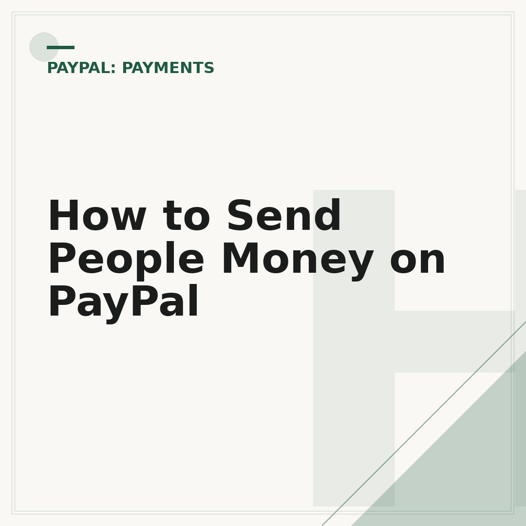 How to Send People Money on PayPal