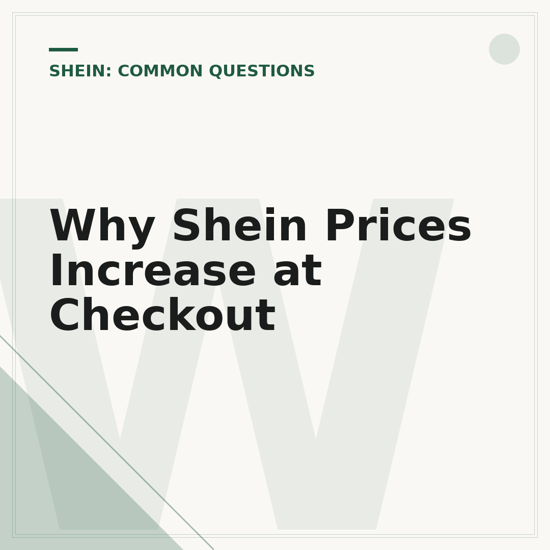 Why Shein Prices Increase at Checkout