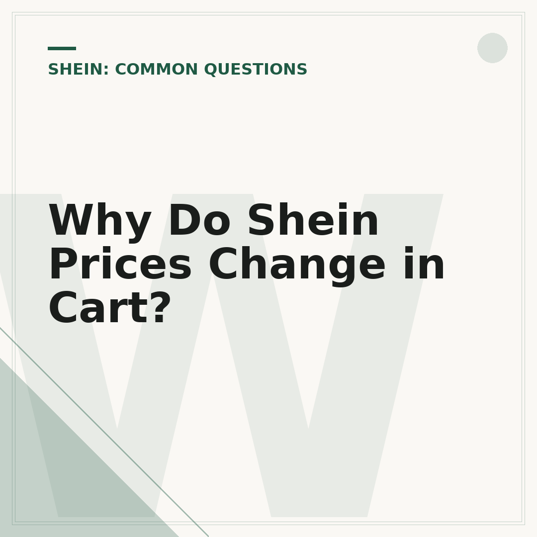 Why Do Shein Prices Change in Cart?