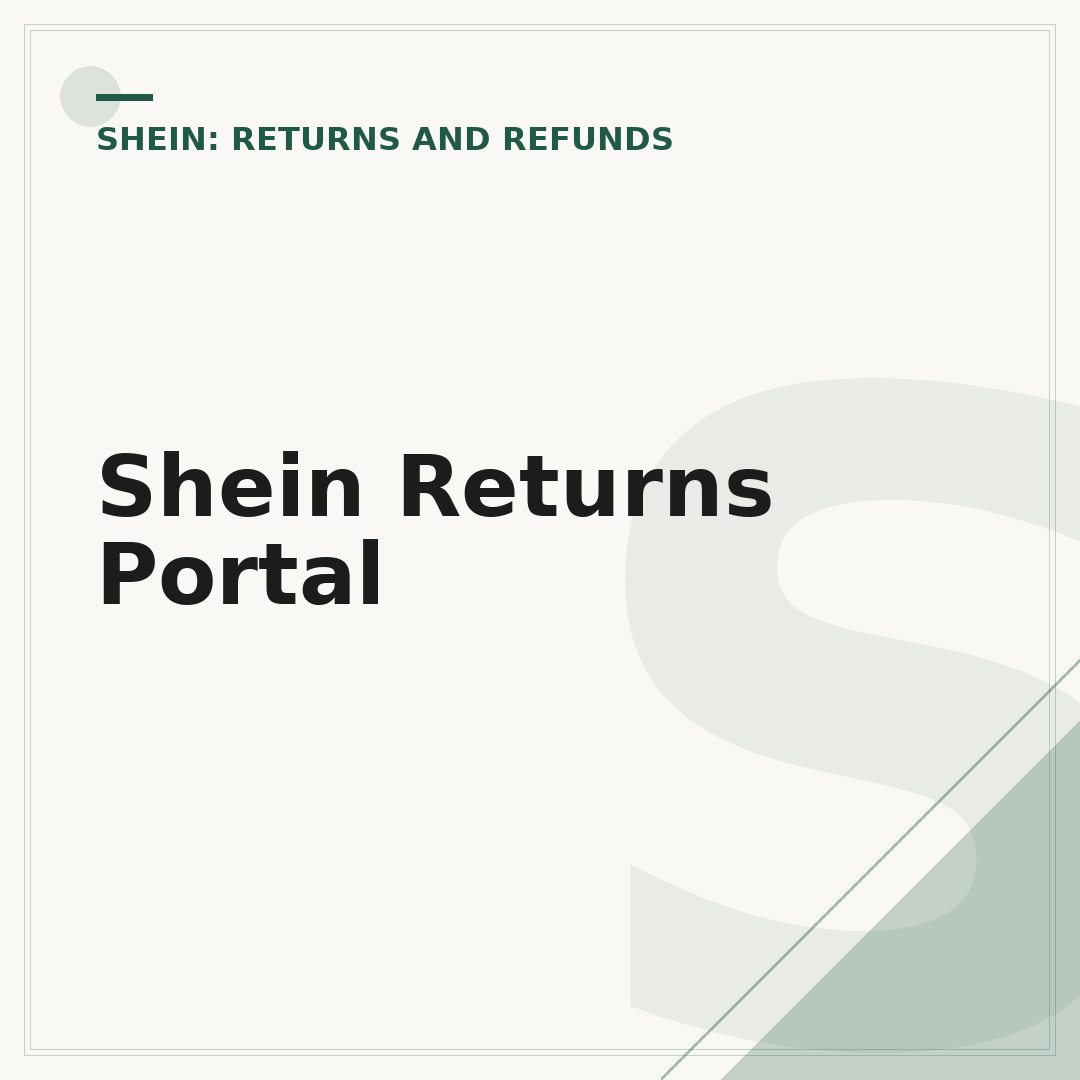Shein Returns Portal