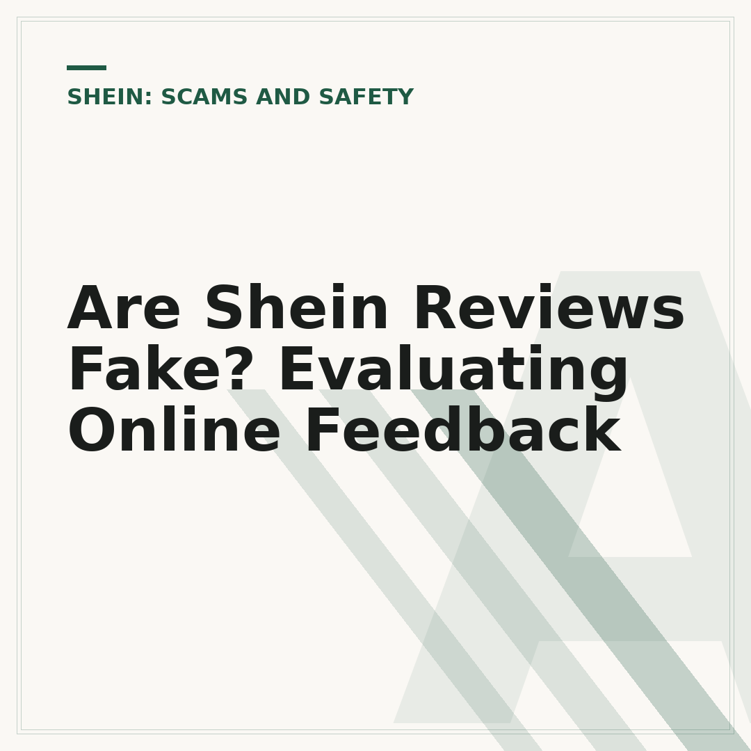 Are Shein Reviews Fake? Evaluating Online Feedback
