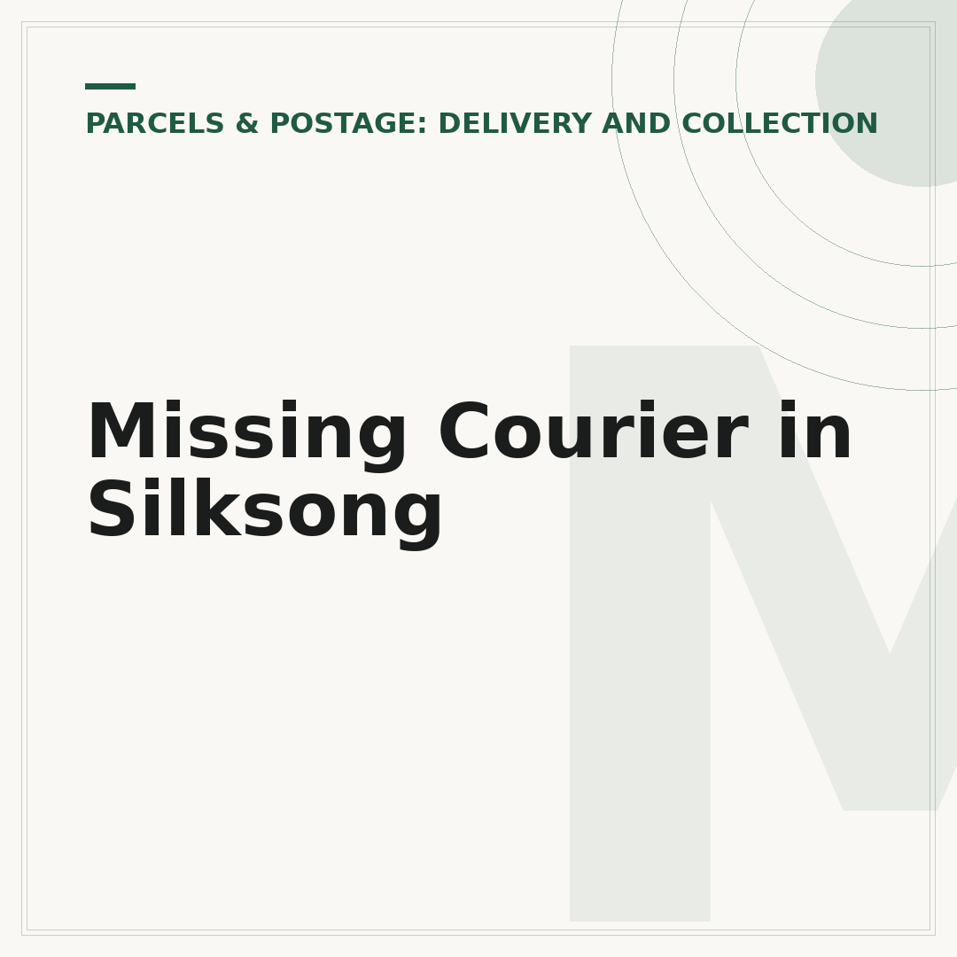 Missing Courier in Silksong